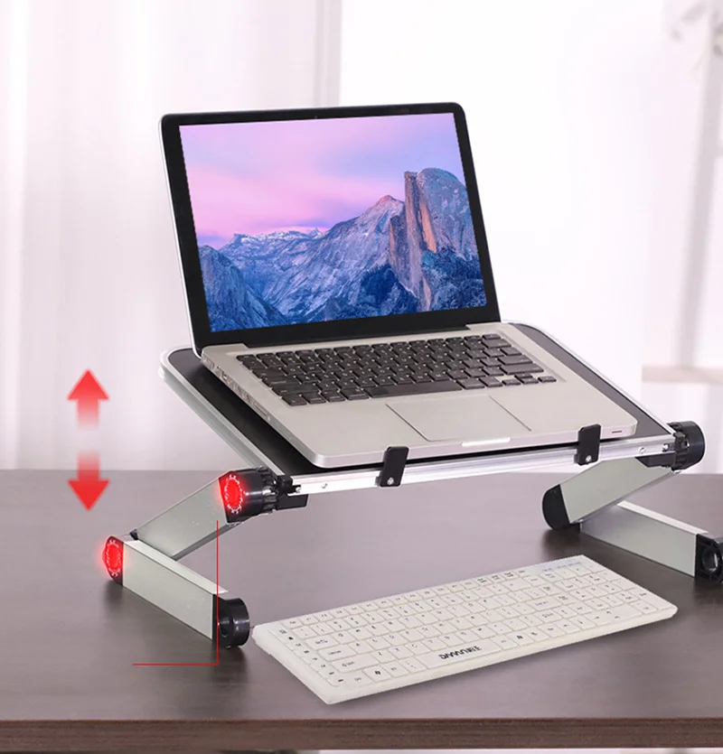 Inversion Table Fold - Portable Folding Holder Aluminum Alloy Laptop