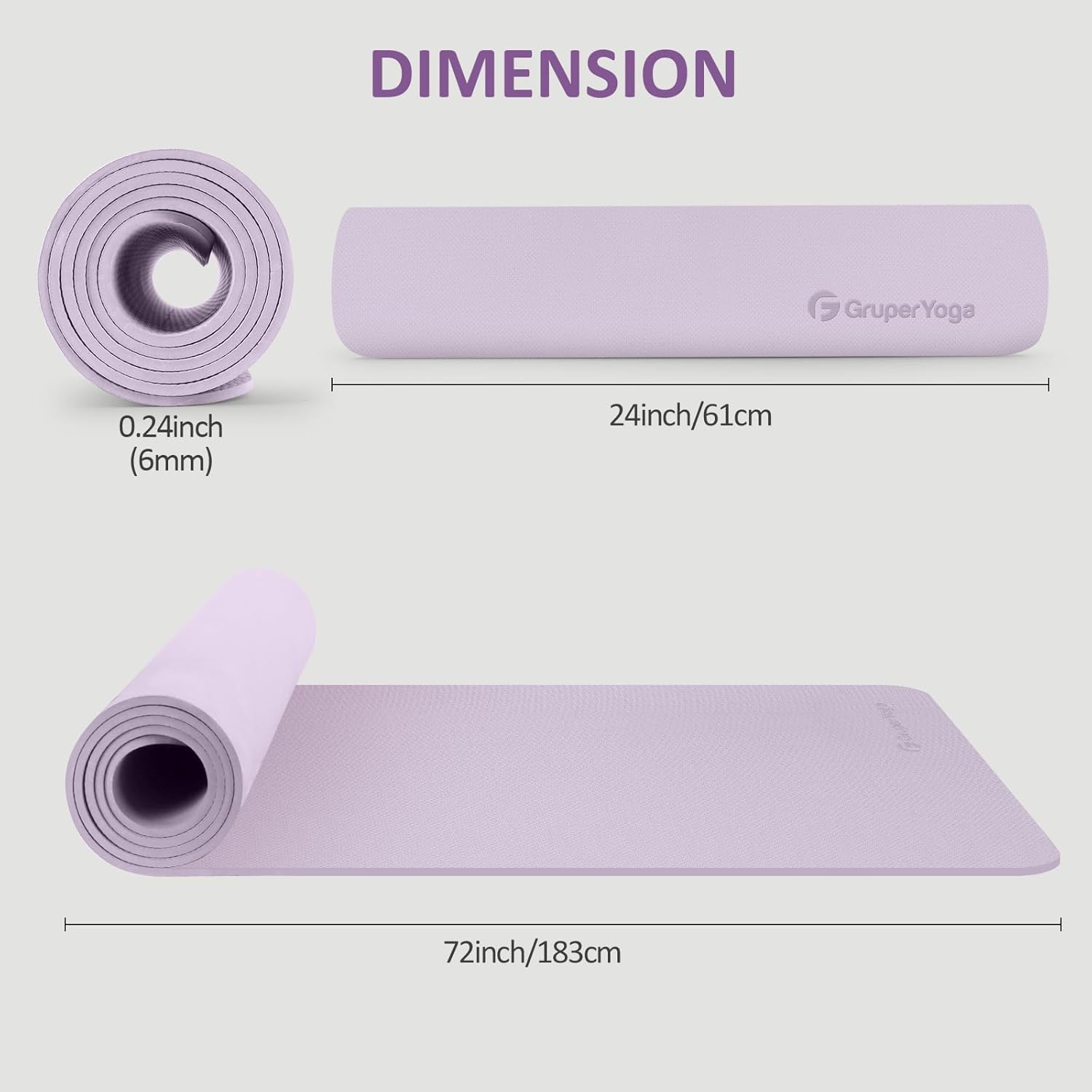 Non Slip Yoga Mat 72x24in, Ant - Pilates Yoga Home Workout incelemesi ve fiyatı