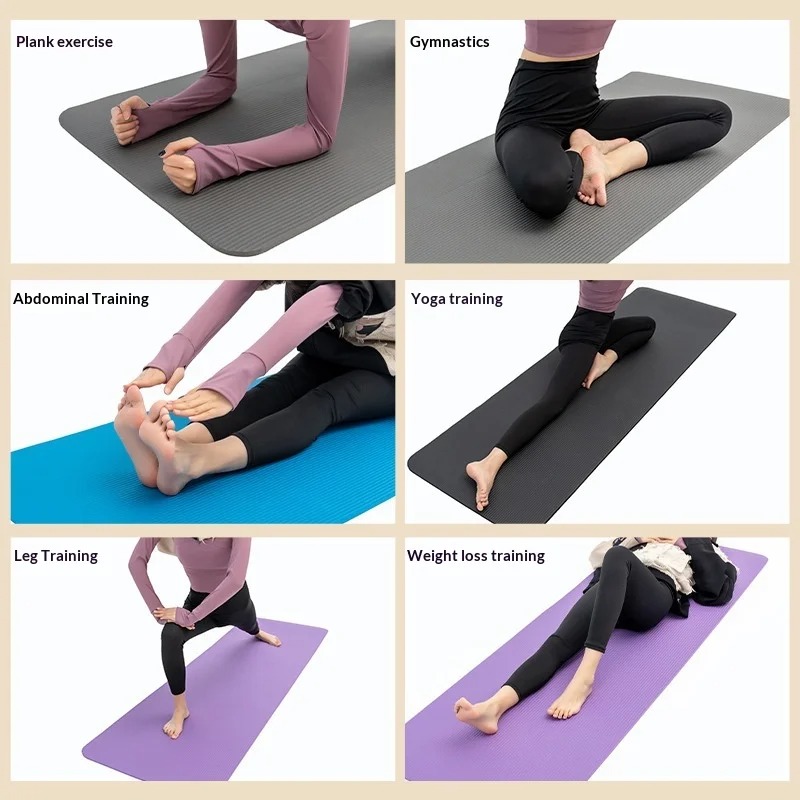 Extra Thick Non Slip Yoga Mat  - Pilates Yoga Home Workout incelemesi ve fiyatı