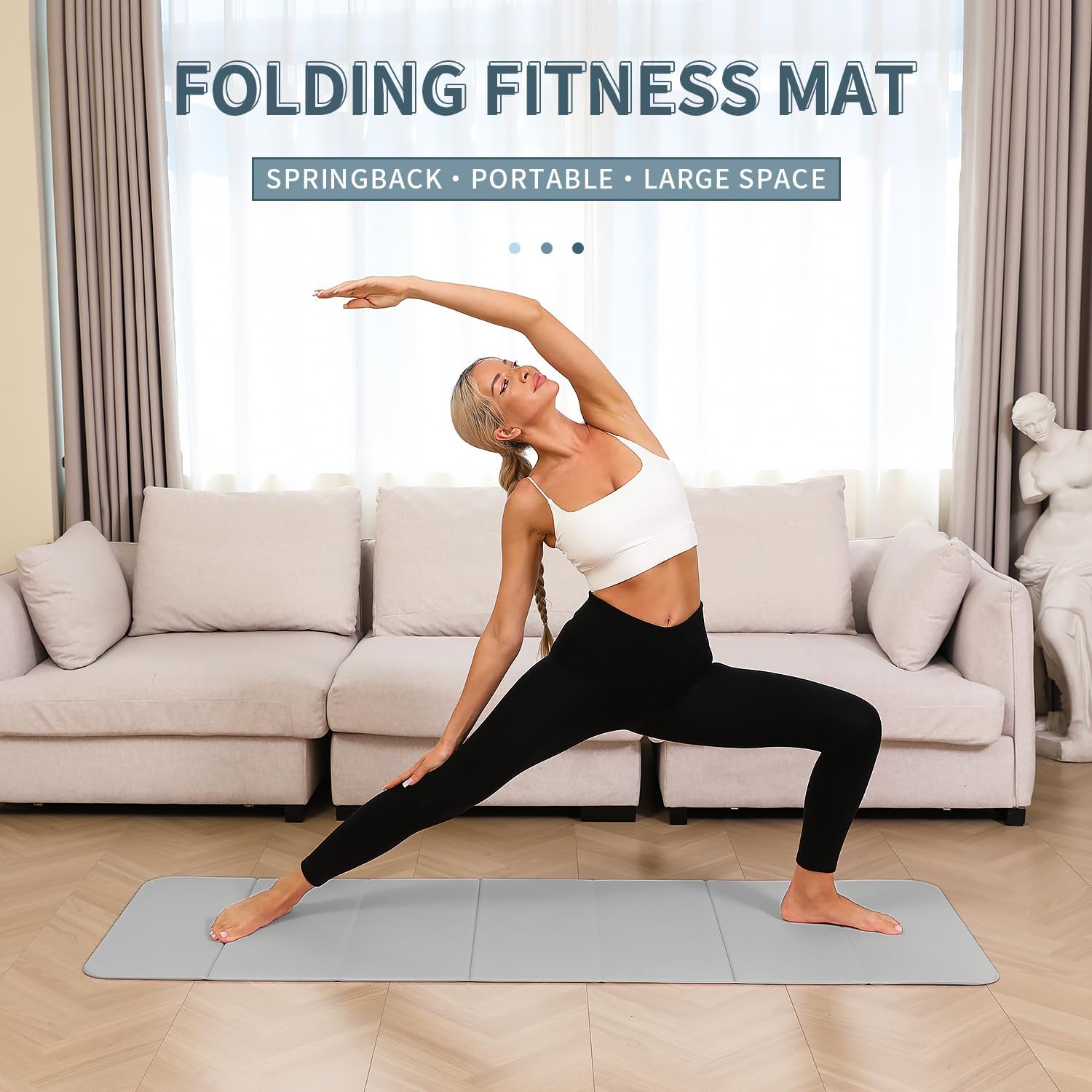 Foldable Yoga Mat 10mm Extra T - Pilates Yoga Home Workout incelemesi ve fiyatı