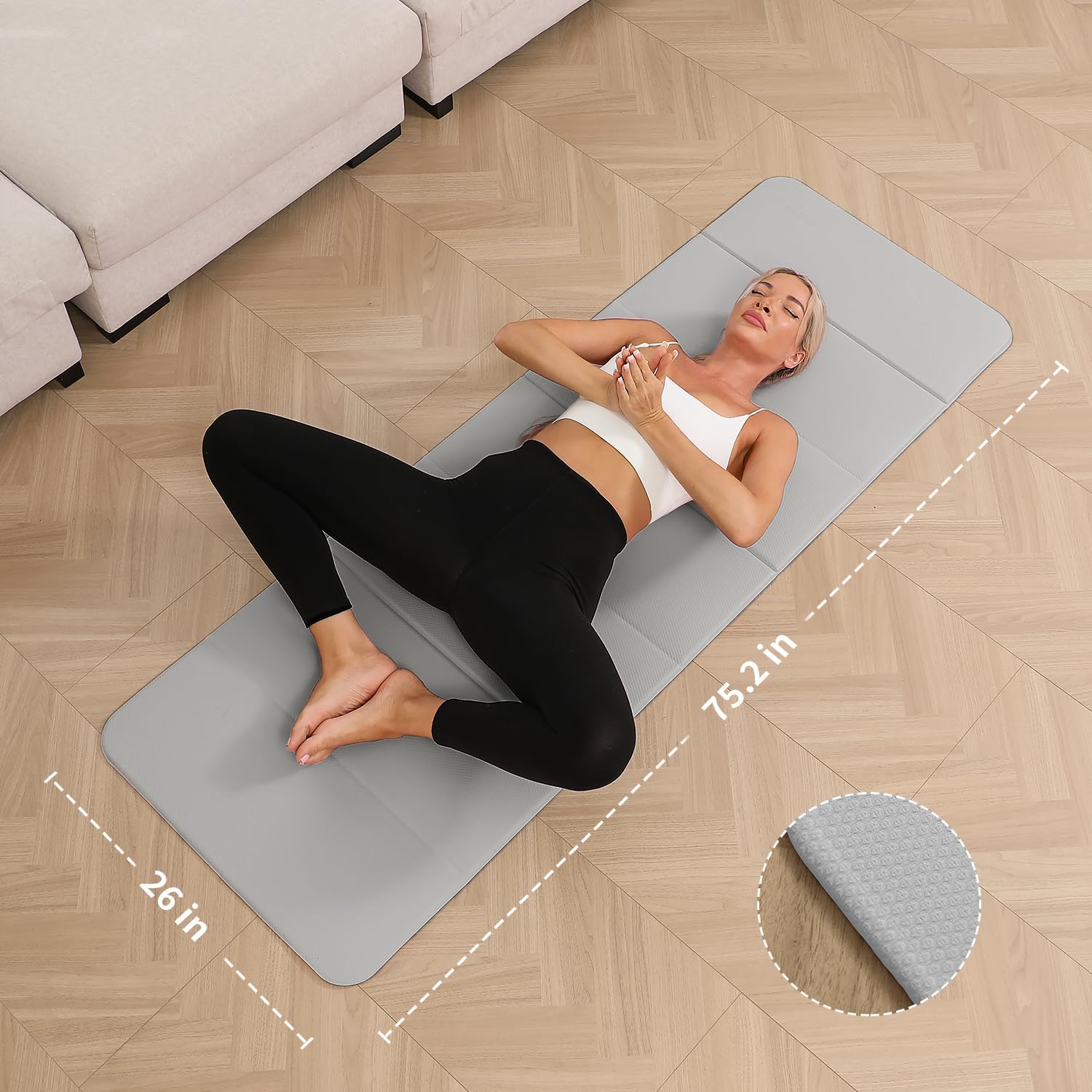Foldable Yoga Mat 10mm Extra T - Pilates Yoga Home Workout incelemesi ve fiyatı