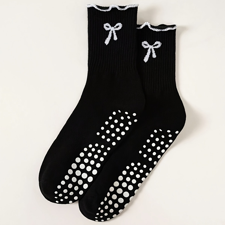 Black long tube sports socks w - Youtube Yoga Pilates incelemesi ve fiyatı