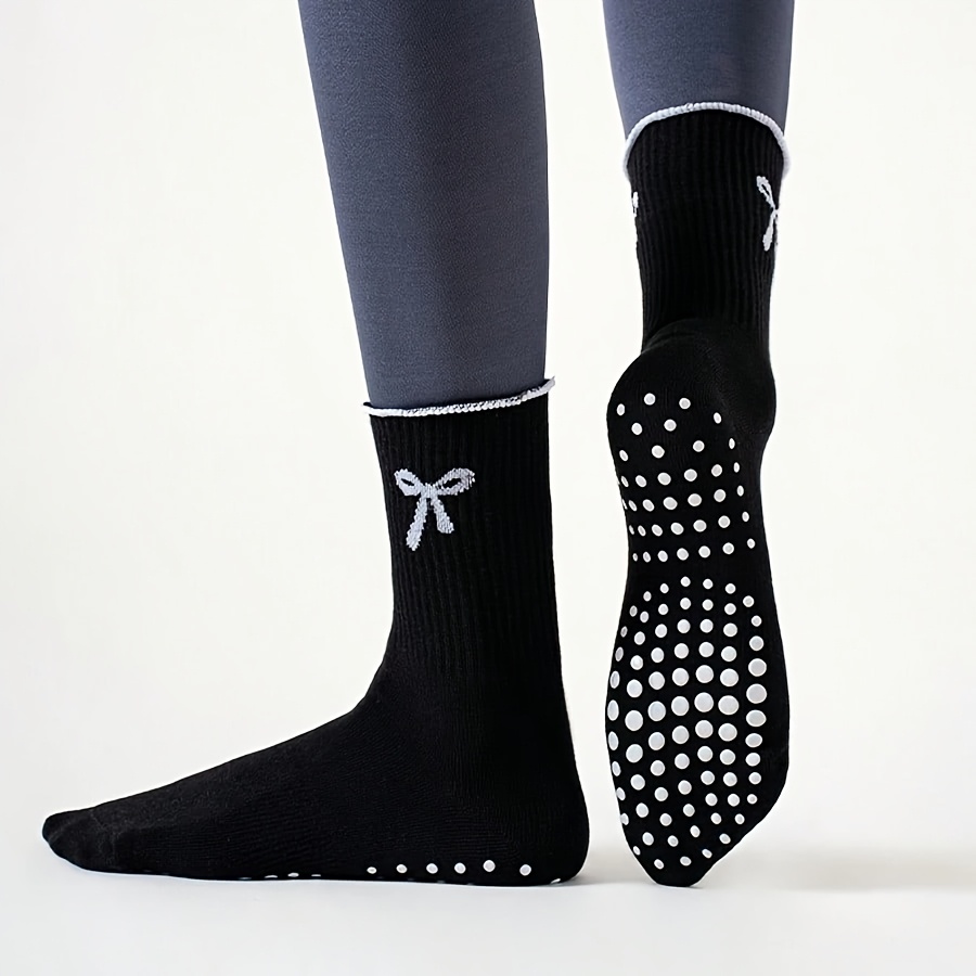 Black long tube sports socks w - Youtube Yoga Pilates incelemesi ve fiyatı