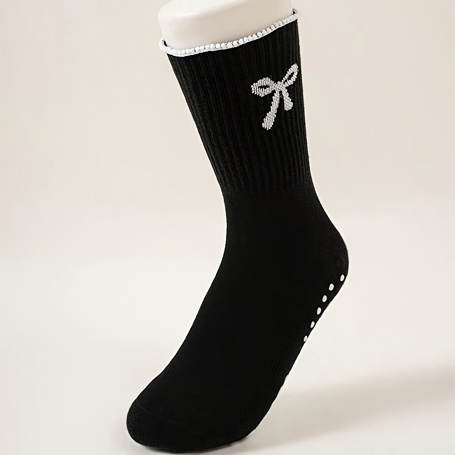 Black long tube sports socks w - Youtube Yoga Pilates incelemesi ve fiyatı