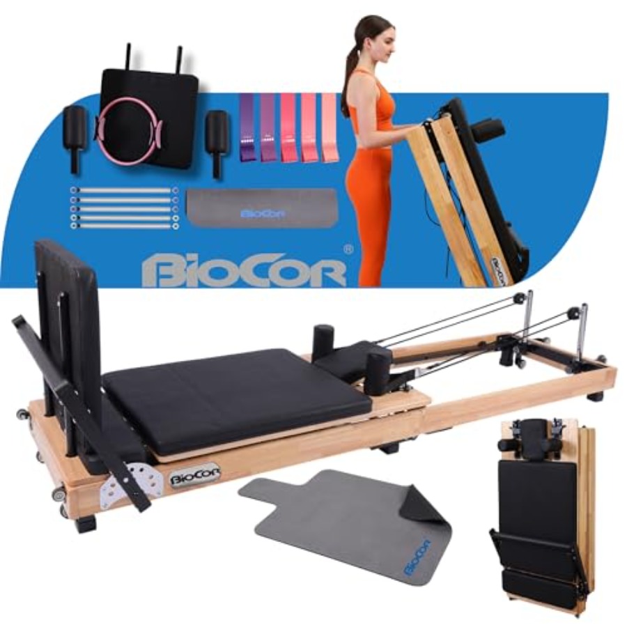 MAX4.0 Pilates Reformer Wood H - Pilates Yoga Home Workout incelemesi ve fiyatı