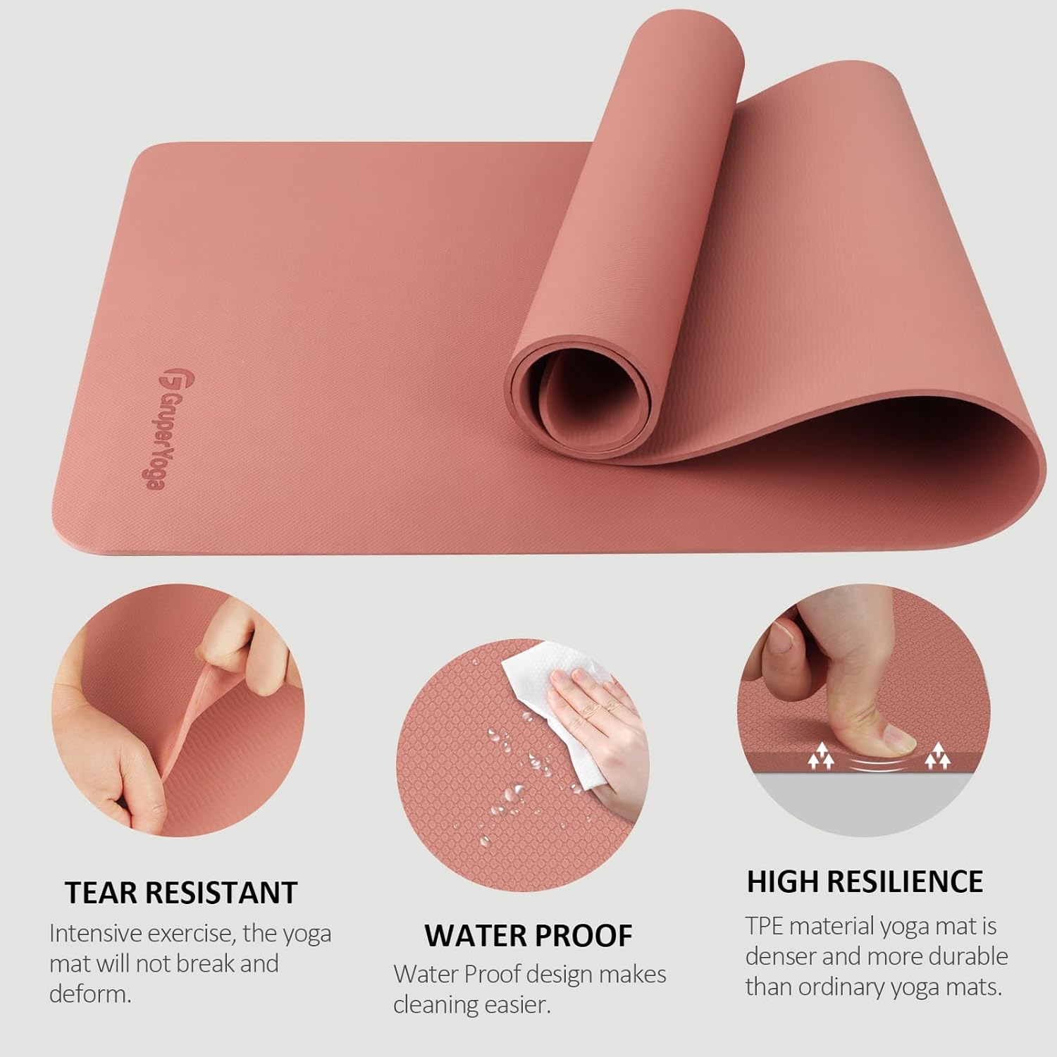 Yoga Mat Non Slip 72x24 Inch,  - Pilates Yoga Home Workout incelemesi ve fiyatı