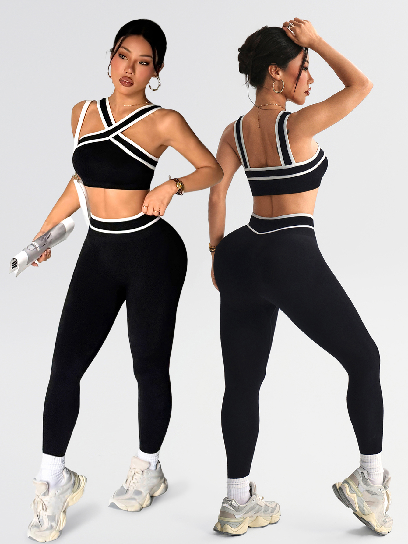 2 pcs Women Seamless Yoga Sets - Pilates Yoga Gear incelemesi ve fiyatı