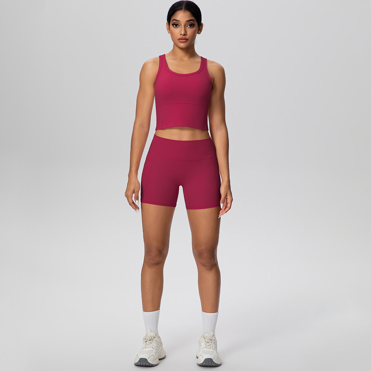 2PCS Women Summer Fitness Spor - Pilates Yoga Gear incelemesi ve fiyatı