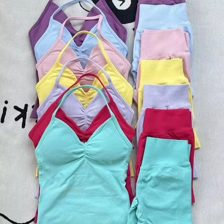 1-2 Pieces Gym Set Women Backl - Pilates Yoga Gear incelemesi ve fiyatı