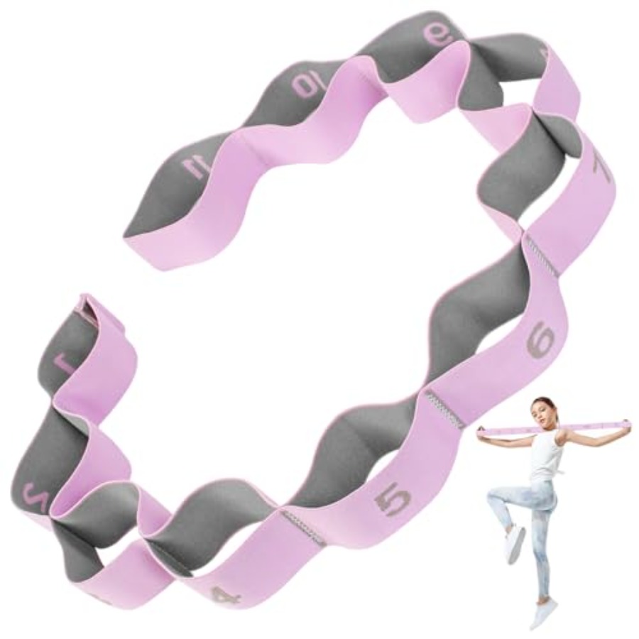 Stretching Strap with 11 Loops - Pilates Yoga Home Workout incelemesi ve fiyatı