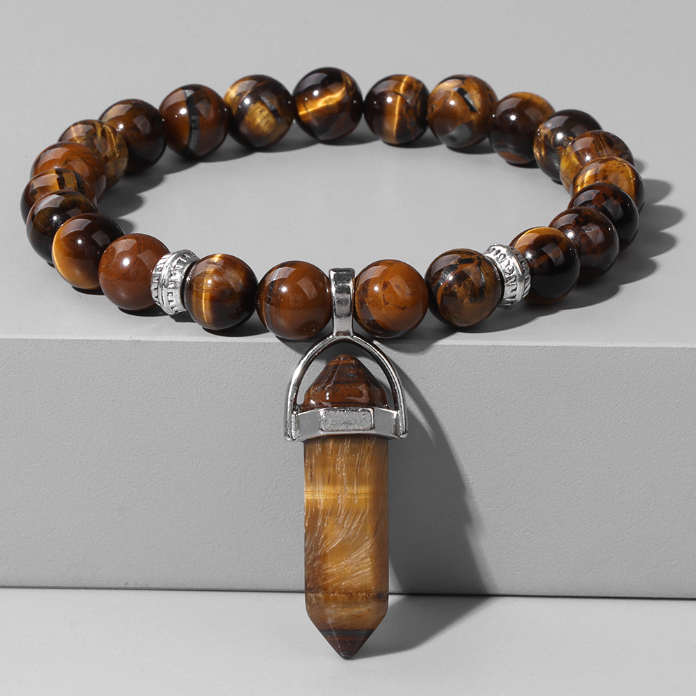 Natural Tiger Eye Stone Bracel - Pilates Yoga Block incelemesi ve fiyatı